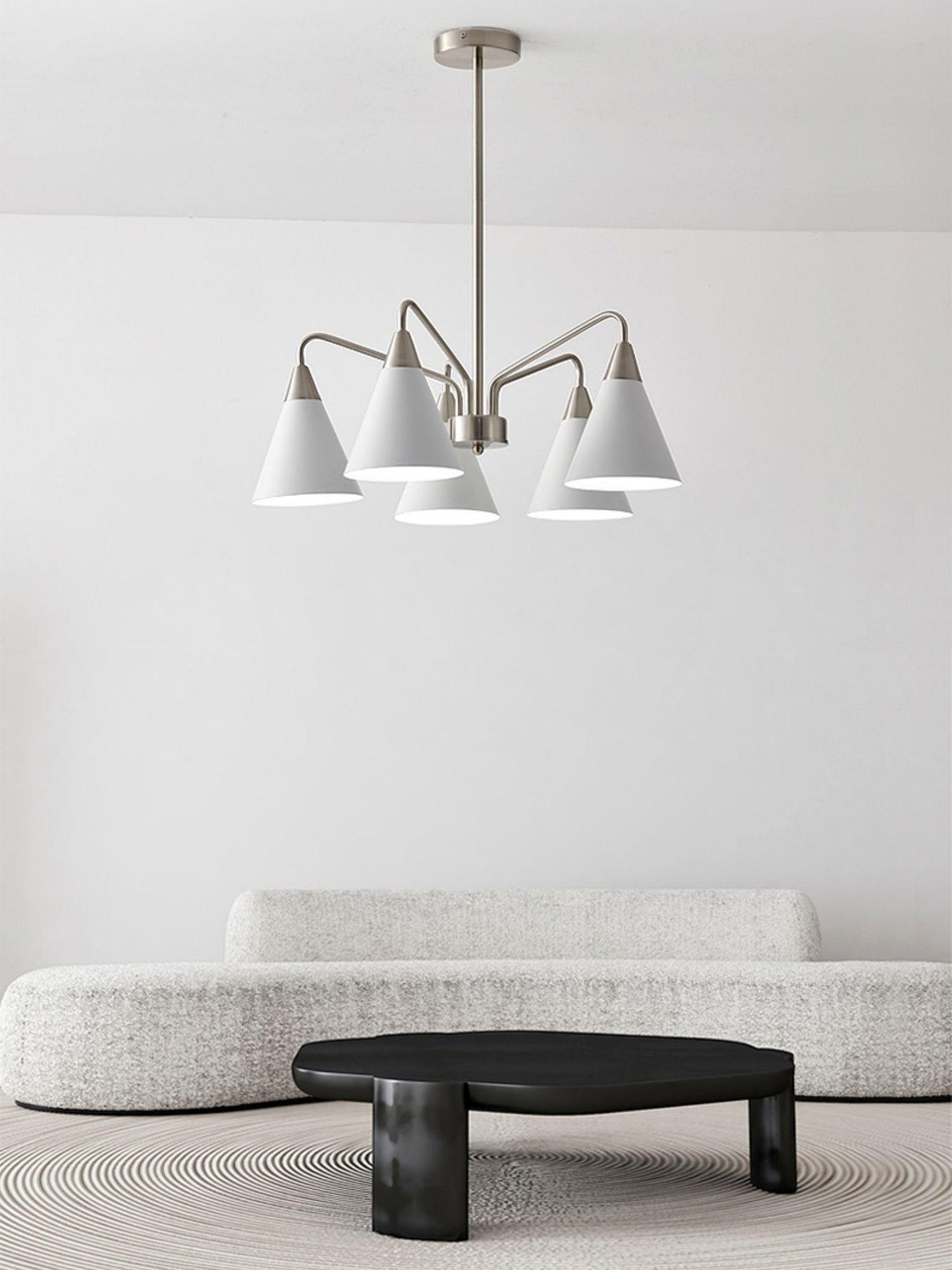 Elegant Cono Chandelier - Adjustable Brightness & Energy Efficient Des