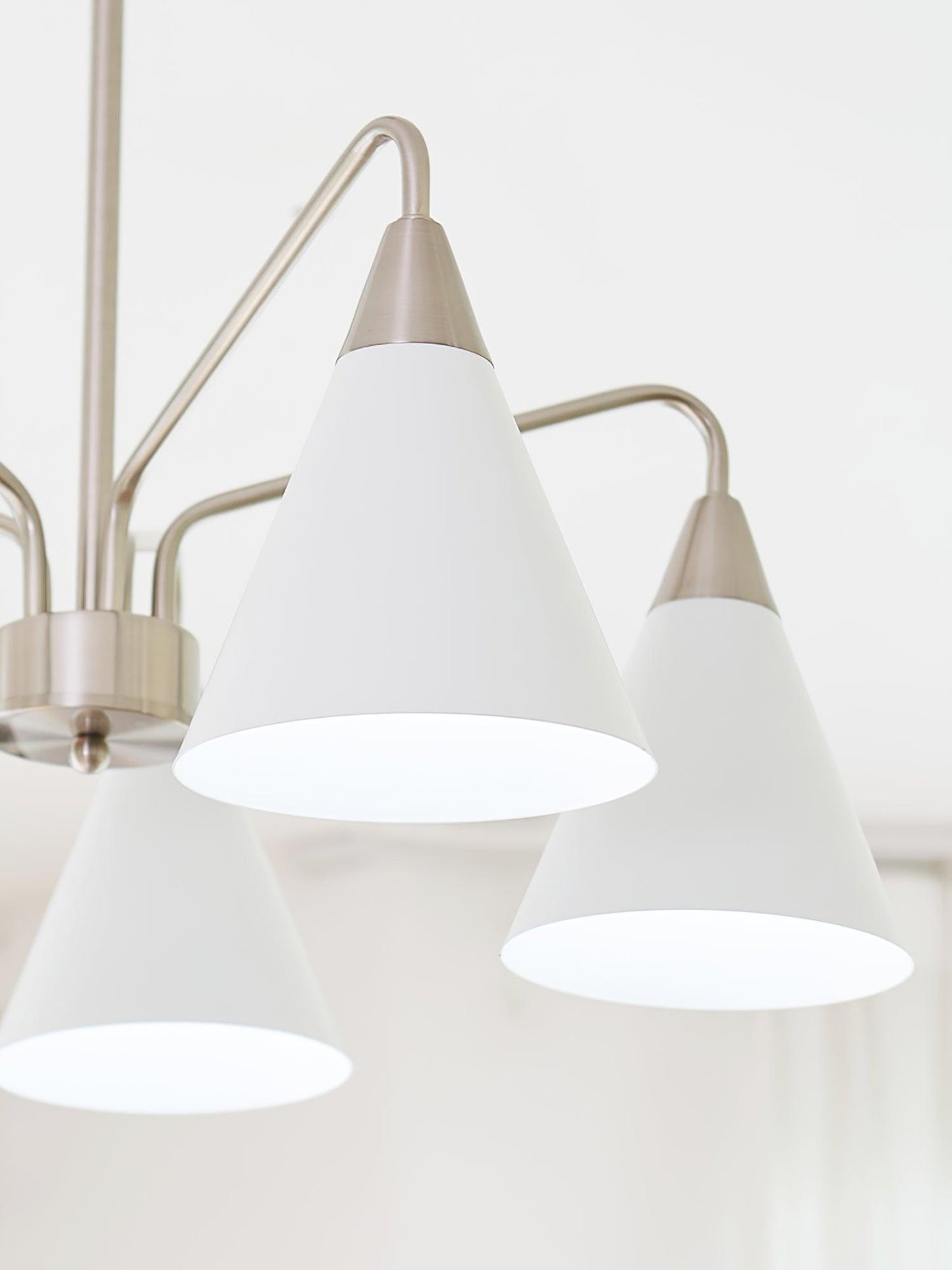 Elegant Cono Chandelier - Adjustable Brightness & Energy Efficient Des