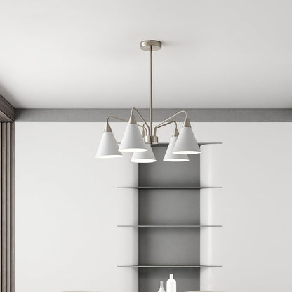 Elegant Cono Chandelier - Adjustable Brightness & Energy Efficient Des