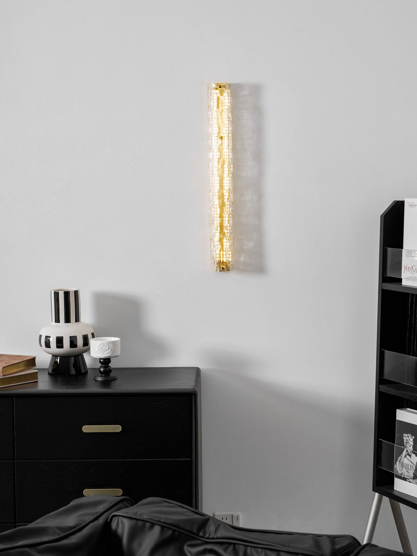 Elegant Fine Art Sconce with Adjustable Brightness and Energy-Efficien