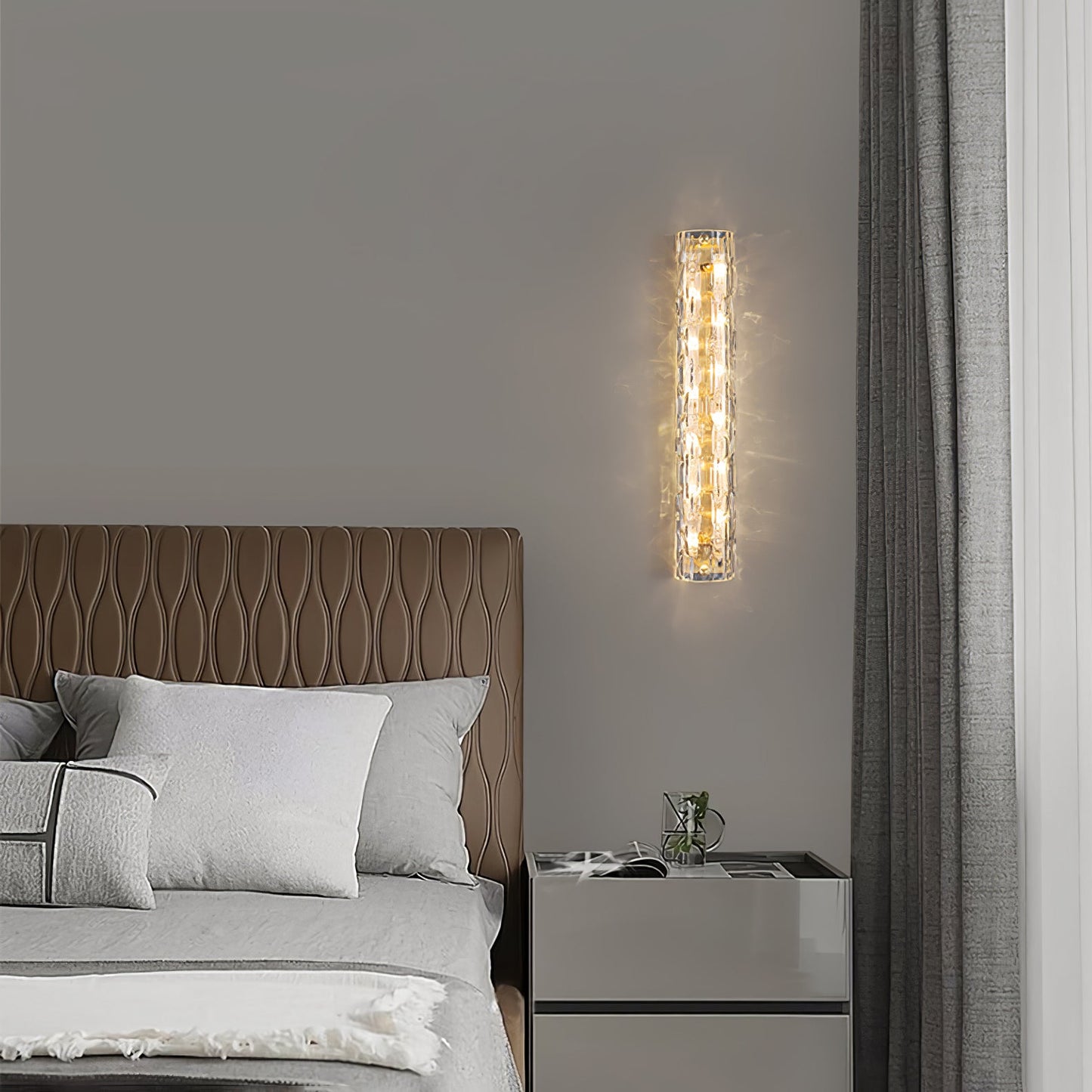 Elegant Fine Art Sconce with Adjustable Brightness and Energy-Efficien