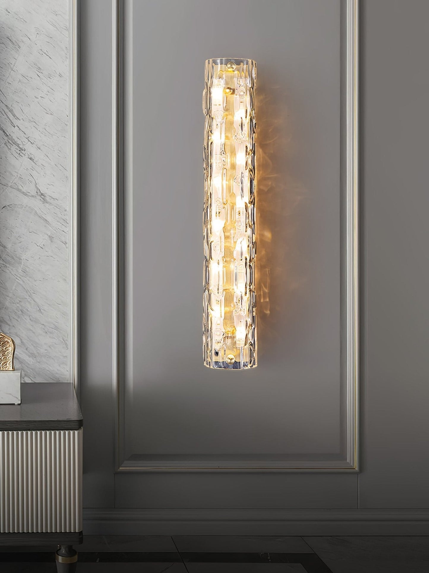 Elegant Fine Art Sconce with Adjustable Brightness and Energy-Efficien