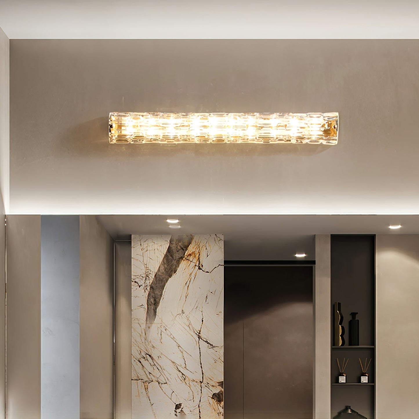 Elegant Fine Art Sconce with Adjustable Brightness and Energy-Efficien