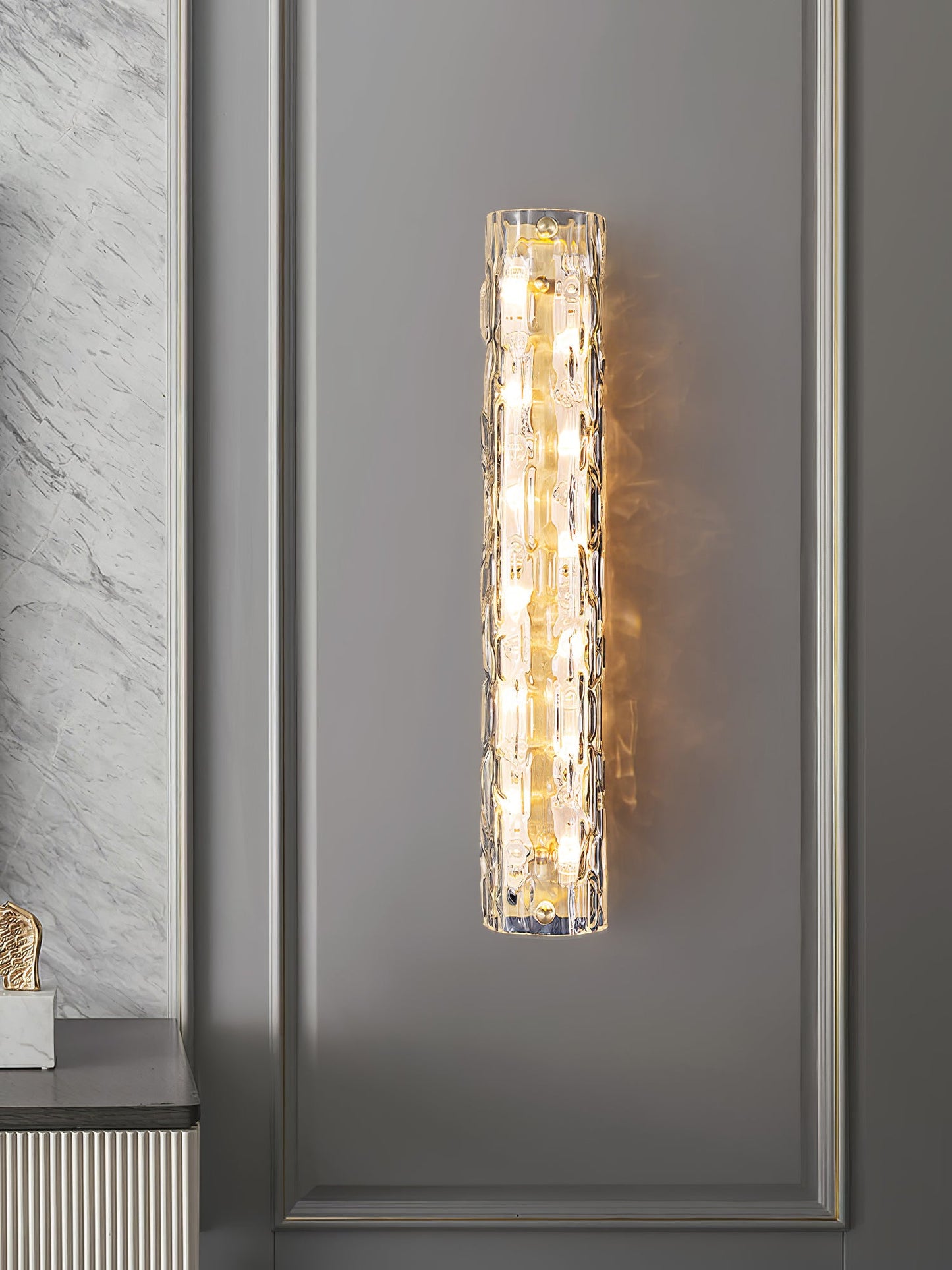 Elegant Fine Art Sconce with Adjustable Brightness and Energy-Efficien