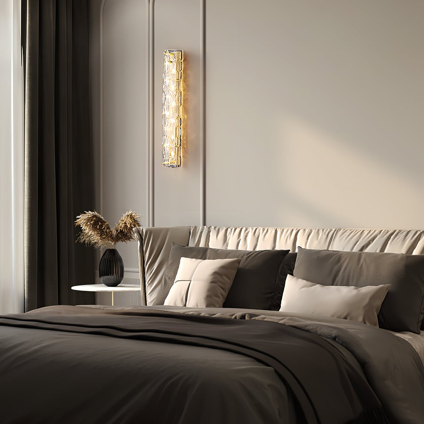 Elegant Fine Art Sconce with Adjustable Brightness and Energy-Efficien