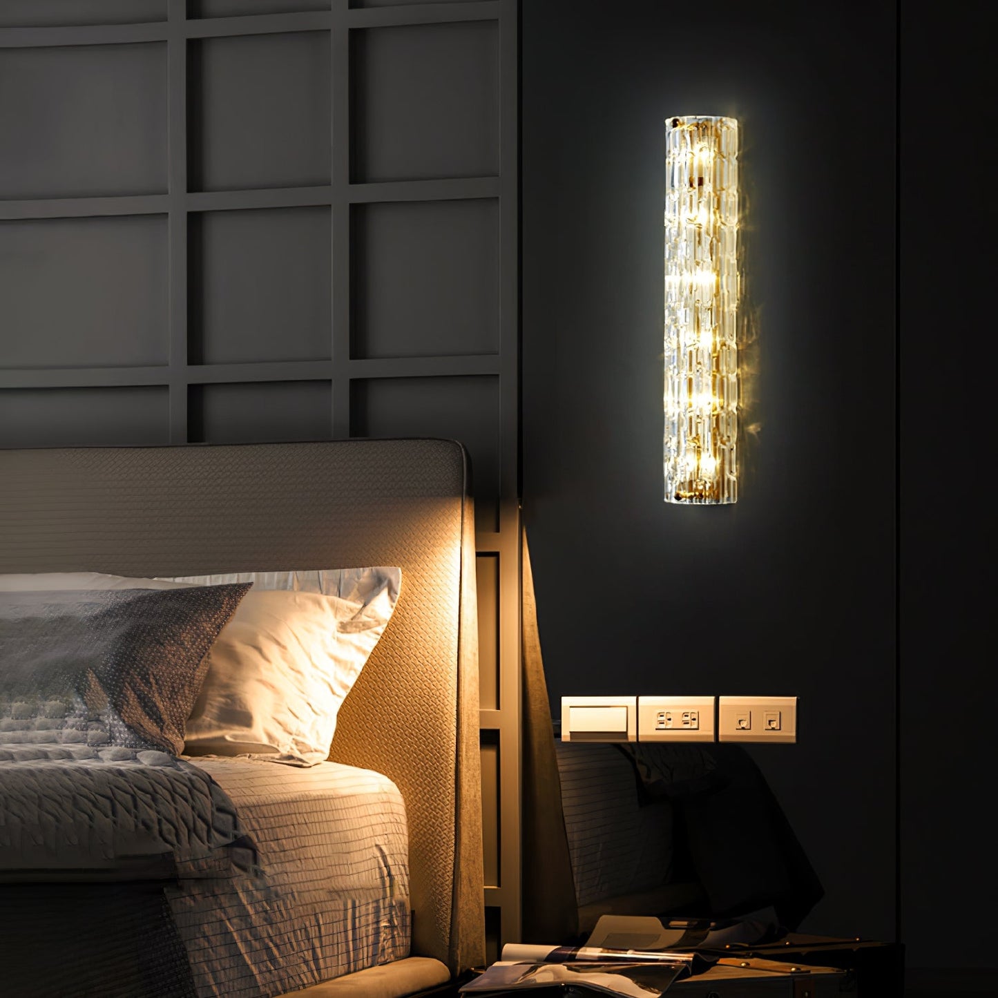 Elegant Fine Art Sconce with Adjustable Brightness and Energy-Efficien