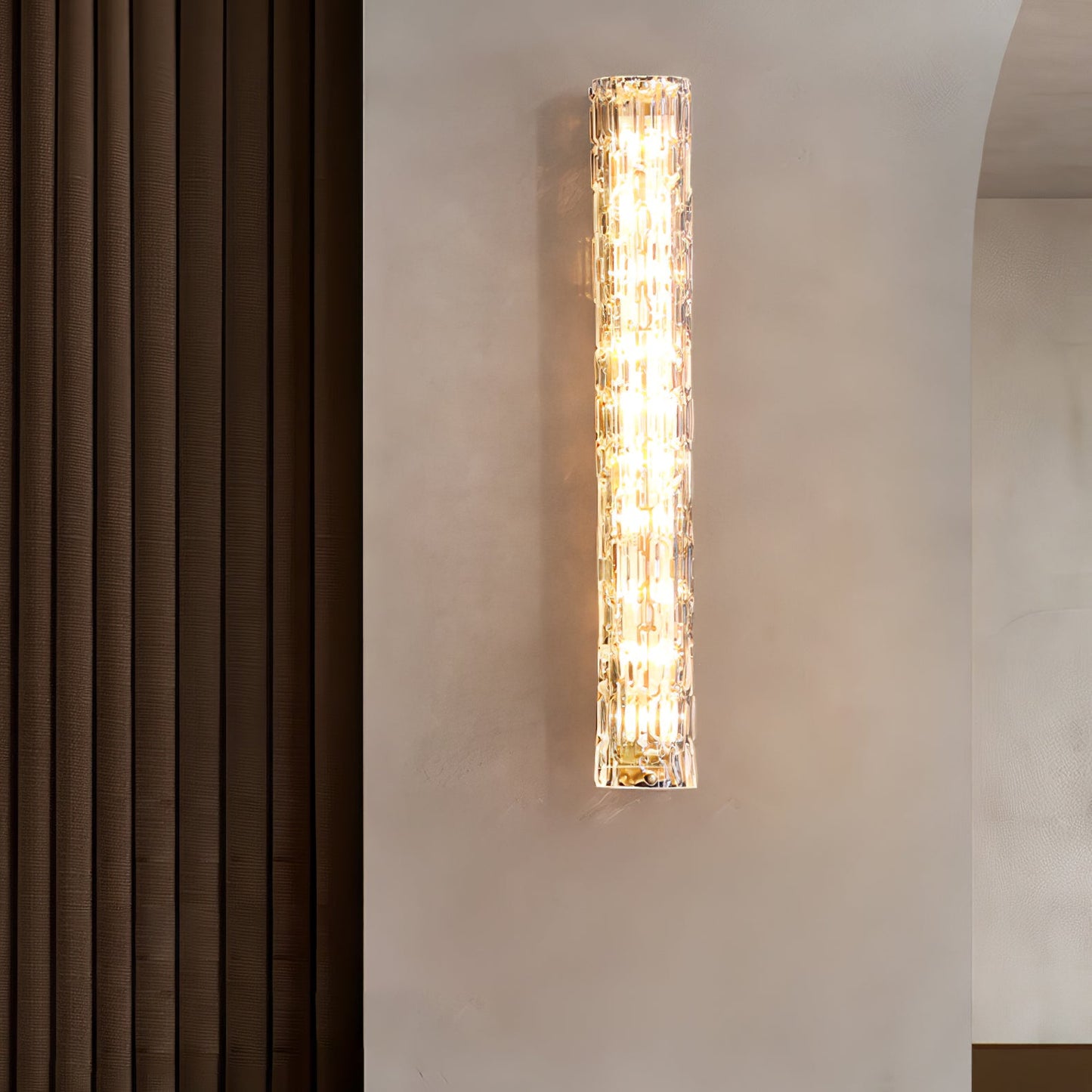 Elegant Fine Art Sconce with Adjustable Brightness and Energy-Efficien