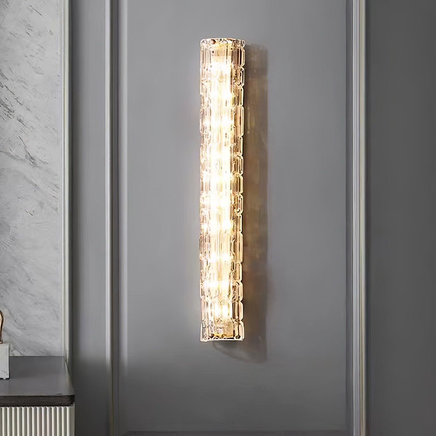 Elegant Fine Art Sconce with Adjustable Brightness and Energy-Efficien