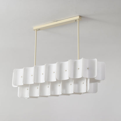 Fingerprint-Activated Chandelier with Dimmable LED Lights and Elegant
