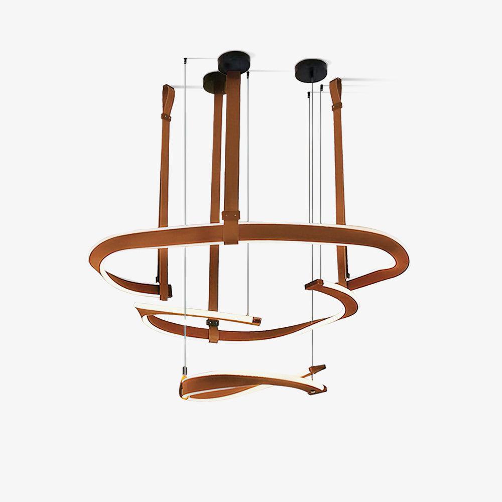 Finopi Modern Chandelier - Adjustable Height, Energy-Efficient LED