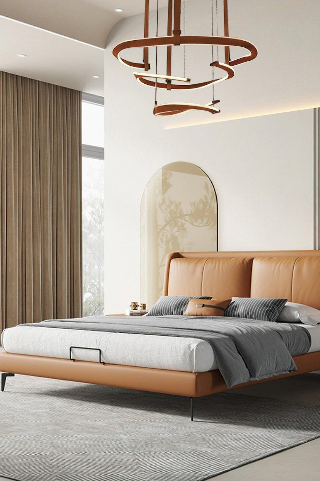 Finopi Modern Chandelier - Adjustable Height, Energy-Efficient LED
