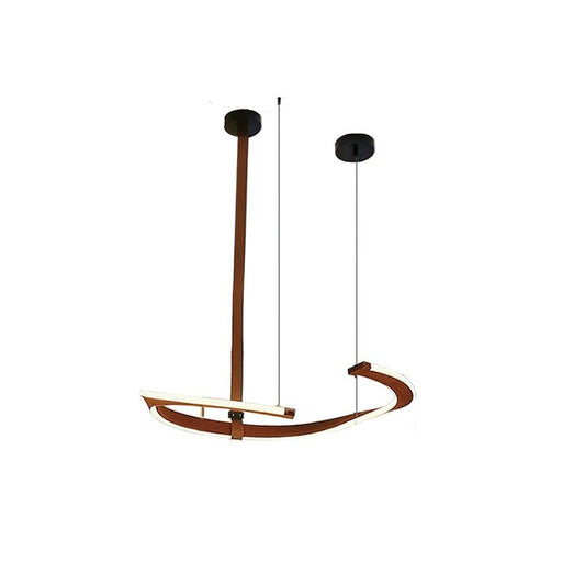Finopi Modern Chandelier - Adjustable Height, Energy-Efficient LED