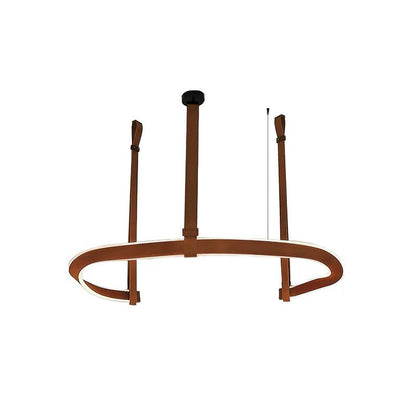 Finopi Modern Chandelier - Adjustable Height, Energy-Efficient LED