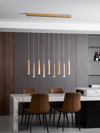 Rustic Firewood Stick Chandelier - Unique Design & Ambient Lighting