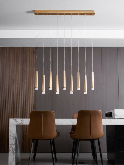 Rustic Firewood Stick Chandelier - Unique Design & Ambient Lighting