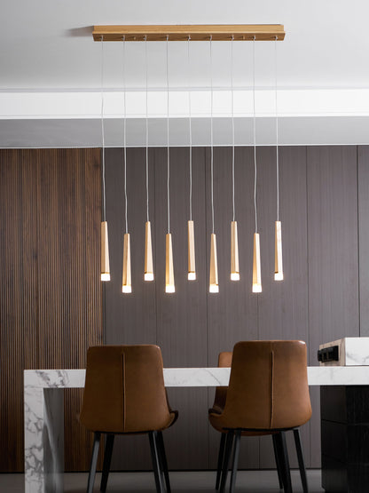 Rustic Firewood Stick Chandelier - Unique Design & Ambient Lighting