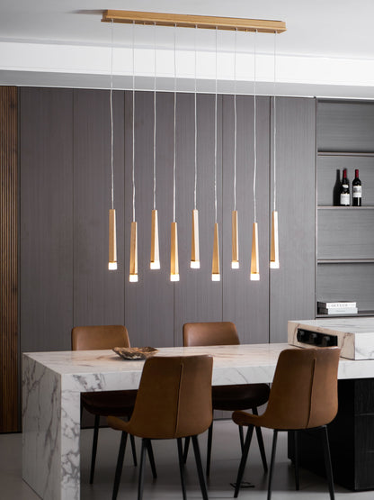 Rustic Firewood Stick Chandelier - Unique Design & Ambient Lighting