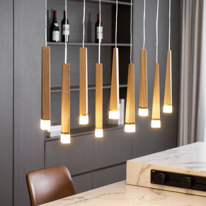 Rustic Firewood Stick Chandelier - Unique Design & Ambient Lighting