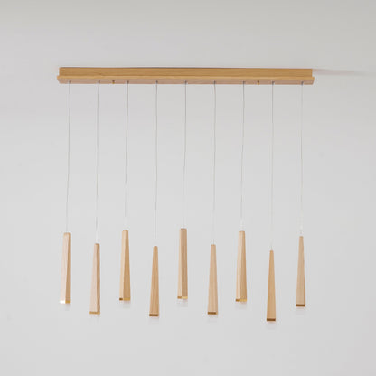 Rustic Firewood Stick Chandelier - Unique Design & Ambient Lighting