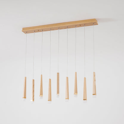 Rustic Firewood Stick Chandelier - Unique Design & Ambient Lighting