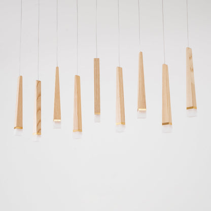 Rustic Firewood Stick Chandelier - Unique Design & Ambient Lighting
