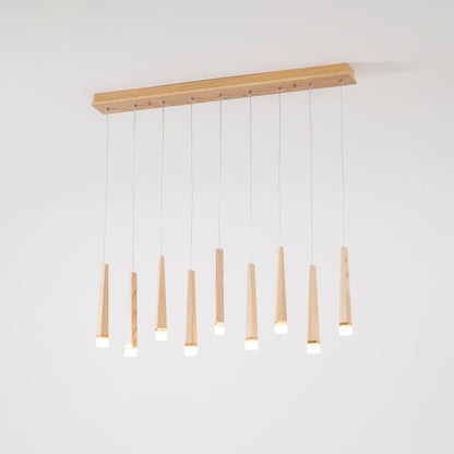 Rustic Firewood Stick Chandelier - Unique Design & Ambient Lighting