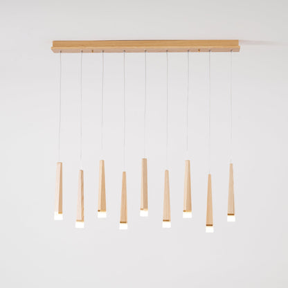 Rustic Firewood Stick Chandelier - Unique Design & Ambient Lighting