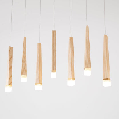 Rustic Firewood Stick Chandelier - Unique Design & Ambient Lighting