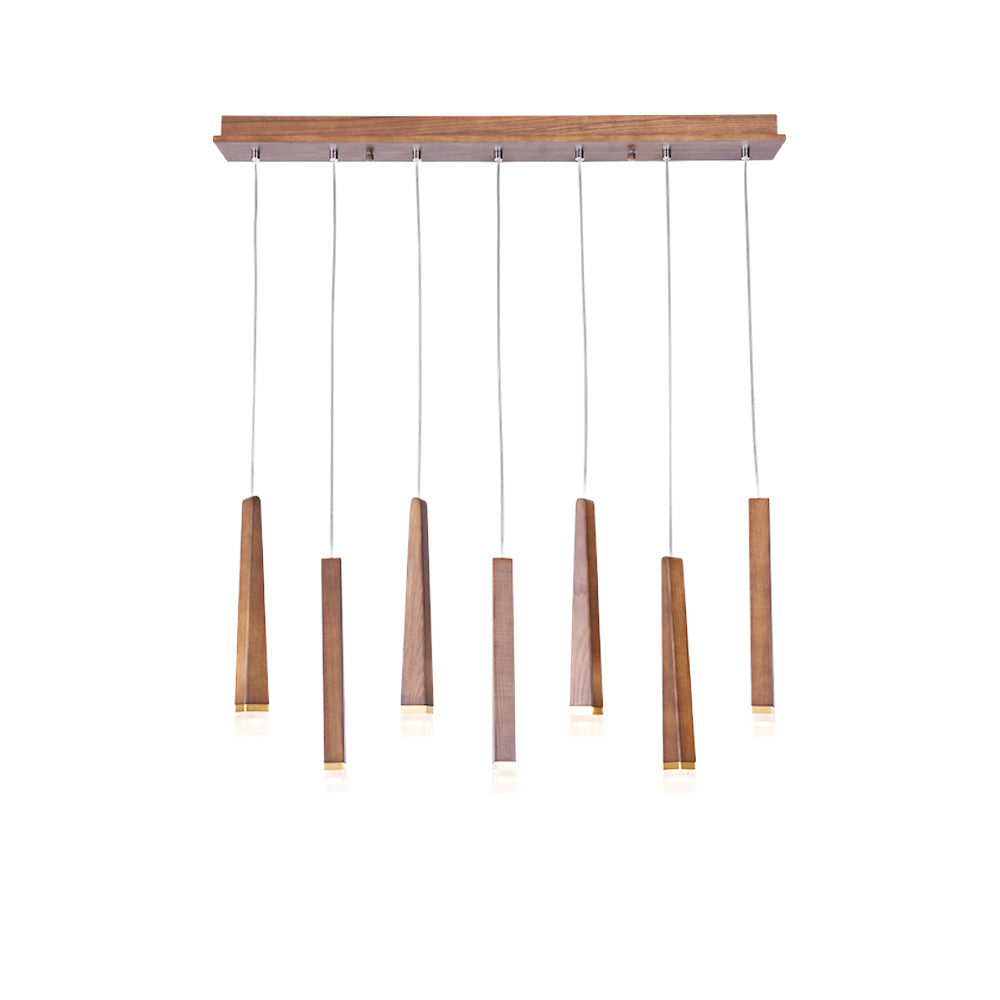 Rustic Firewood Stick Chandelier - Unique Design & Ambient Lighting