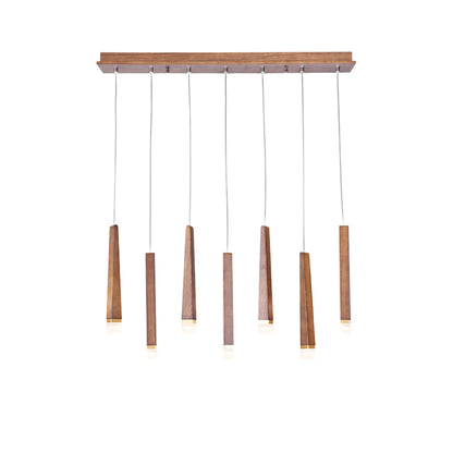 Rustic Firewood Stick Chandelier - Unique Design & Ambient Lighting