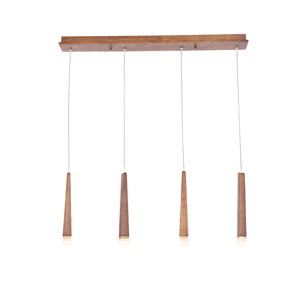 Rustic Firewood Stick Chandelier - Unique Design & Ambient Lighting