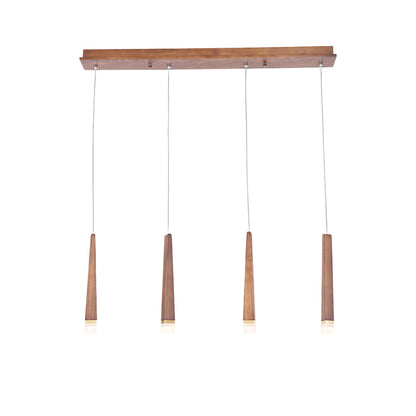Rustic Firewood Stick Chandelier - Unique Design & Ambient Lighting