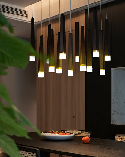Rustic Firewood Stick Chandelier - Unique Design & Ambient Lighting