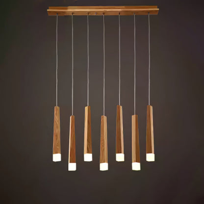 Rustic Firewood Stick Chandelier - Unique Design & Ambient Lighting