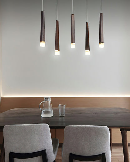 Rustic Firewood Stick Chandelier - Unique Design & Ambient Lighting