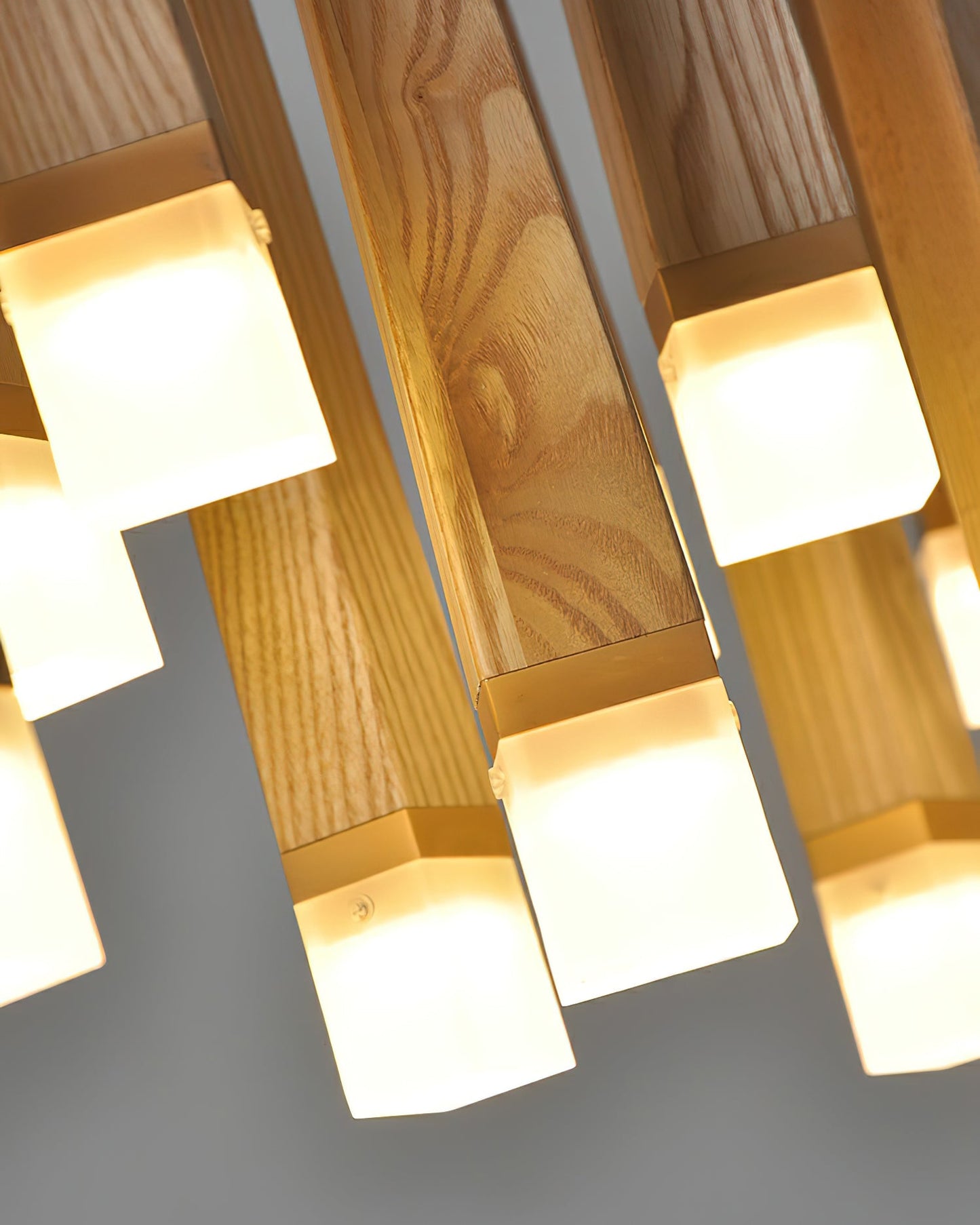 Rustic Firewood Stick Chandelier - Unique Design & Ambient Lighting