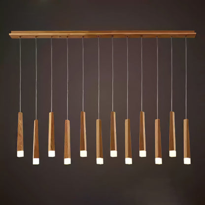Rustic Firewood Stick Chandelier - Unique Design & Ambient Lighting