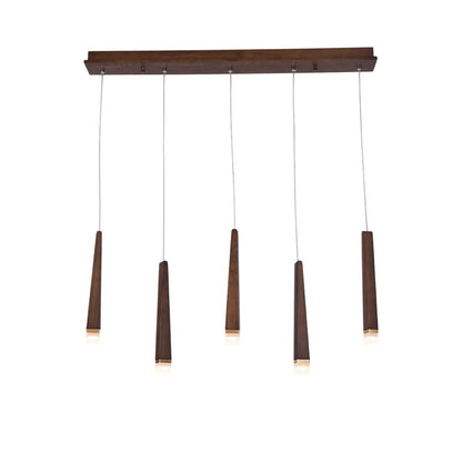 Rustic Firewood Stick Chandelier - Unique Design & Ambient Lighting