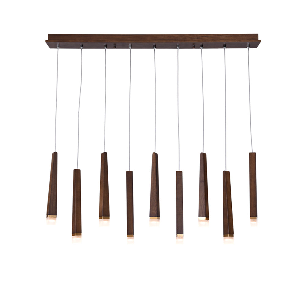 Rustic Firewood Stick Chandelier - Unique Design & Ambient Lighting