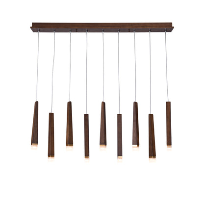 Rustic Firewood Stick Chandelier - Unique Design & Ambient Lighting