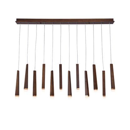 Rustic Firewood Stick Chandelier - Unique Design & Ambient Lighting