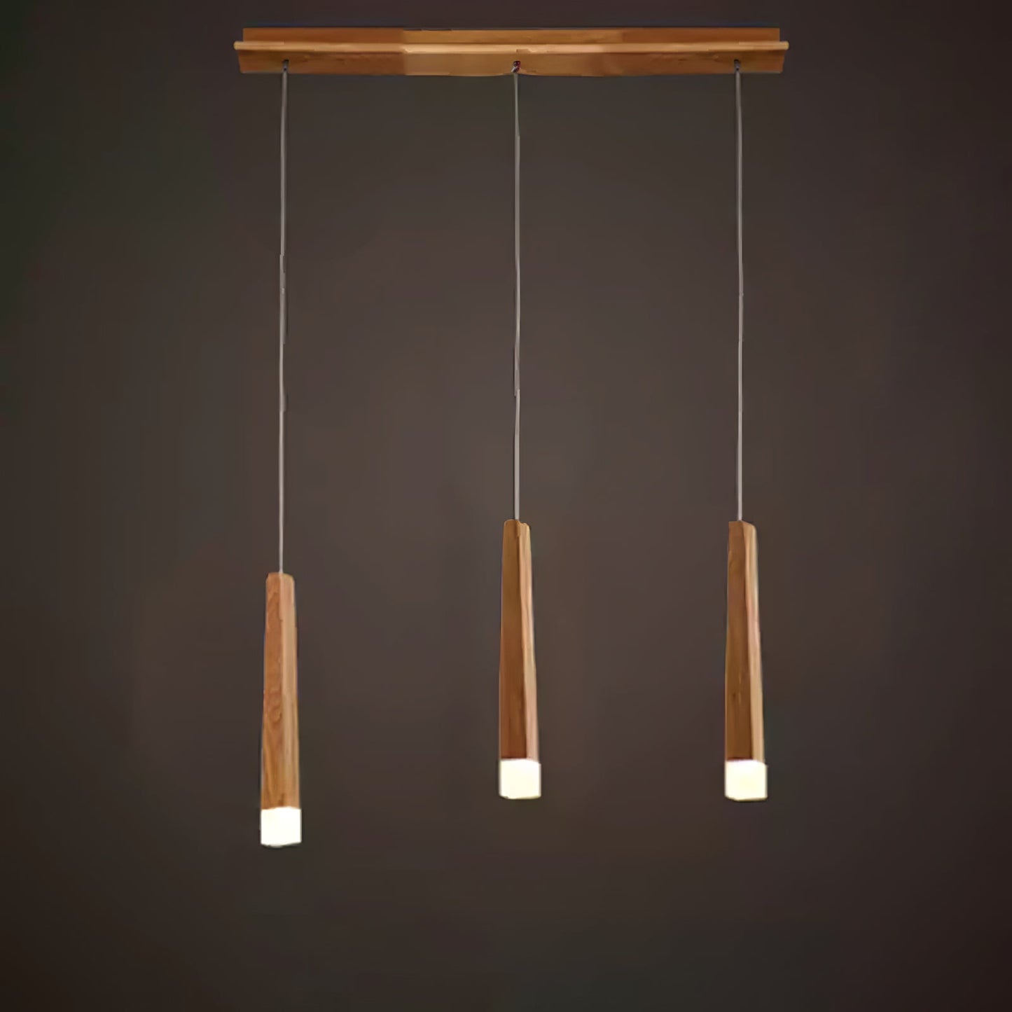 Rustic Firewood Stick Chandelier - Unique Design & Ambient Lighting