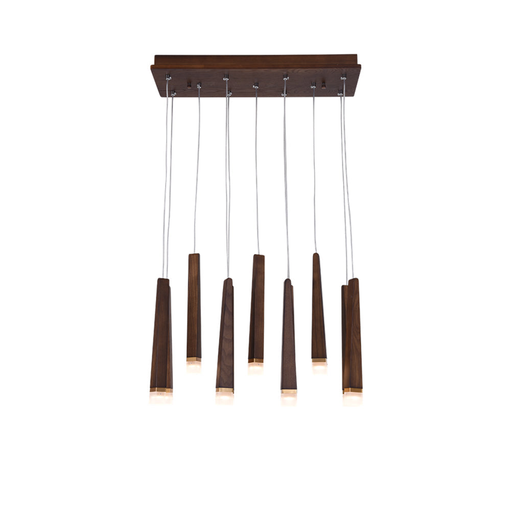 Rustic Firewood Stick Chandelier - Unique Design & Ambient Lighting