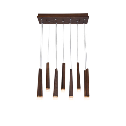 Rustic Firewood Stick Chandelier - Unique Design & Ambient Lighting