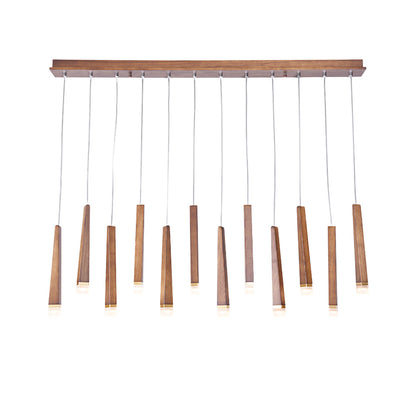 Rustic Firewood Stick Chandelier - Unique Design & Ambient Lighting