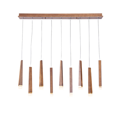 Rustic Firewood Stick Chandelier - Unique Design & Ambient Lighting