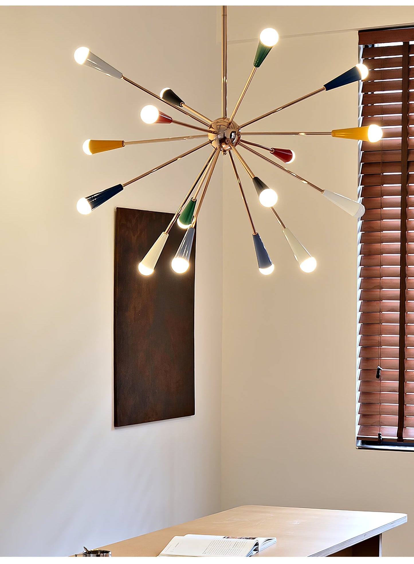 Modern Firework Pop Chandelier - Adjustable Lighting & Unique Design