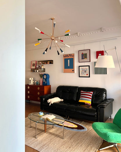 Modern Firework Pop Chandelier - Adjustable Lighting & Unique Design