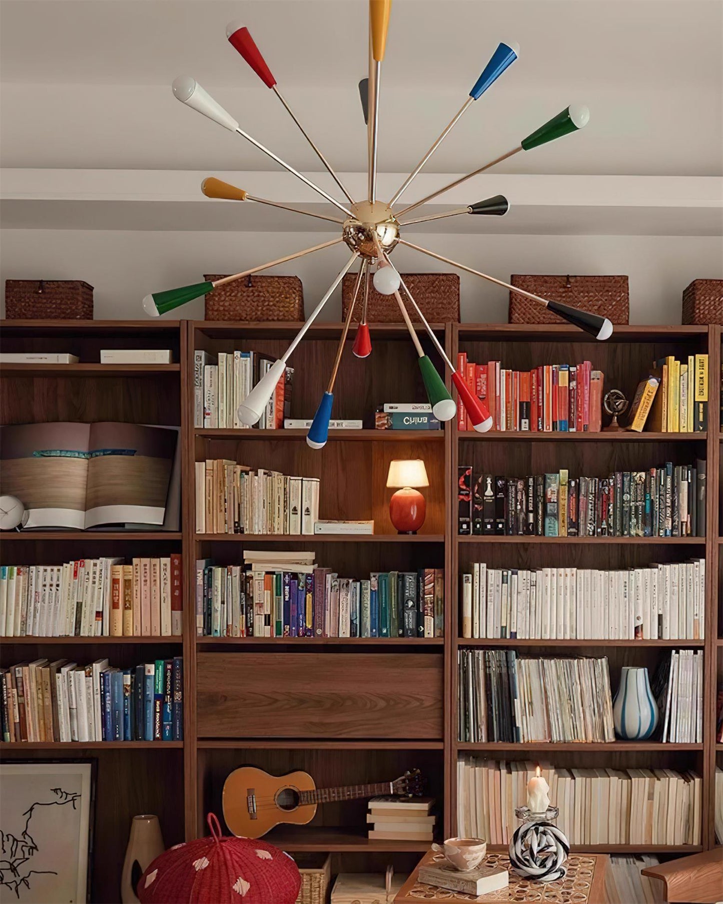 Modern Firework Pop Chandelier - Adjustable Lighting & Unique Design