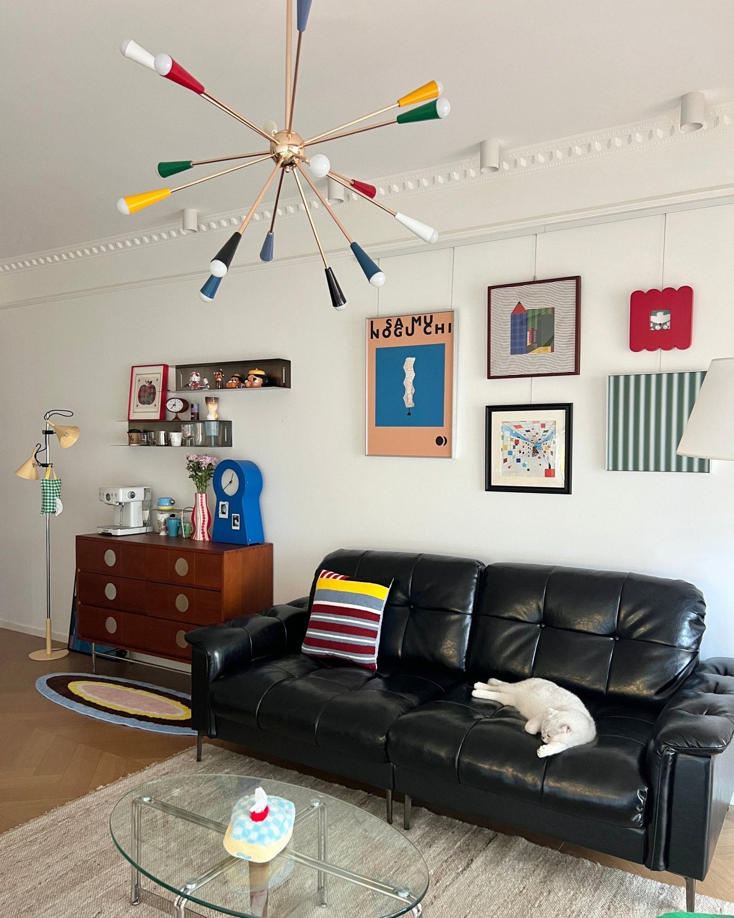 Modern Firework Pop Chandelier - Adjustable Lighting & Unique Design
